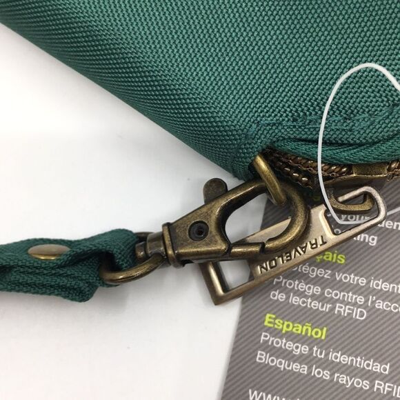 Travelon Nylon Zip Around Long Wallet RFID Protected - Picture 8 of 16